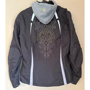 Scorpion Exo Skeletal Street Motorcycle Protection Jacket Black/Grey Women's LG